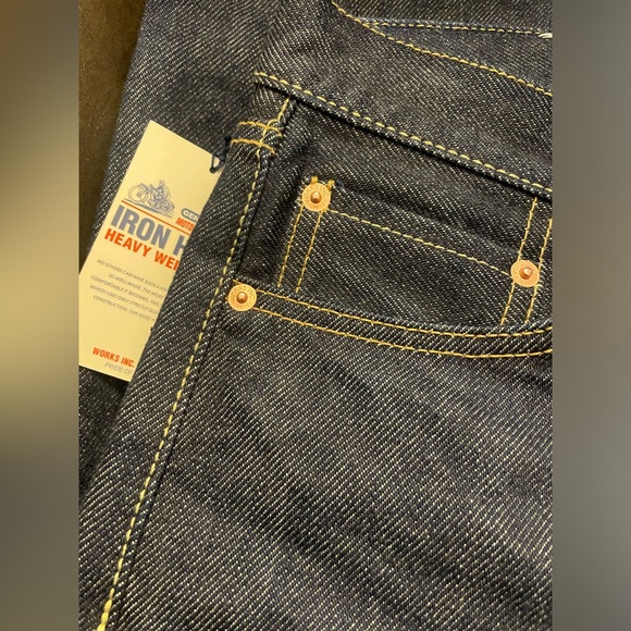 Iron Heart 666s-21oz indigo - Picture 4 of 7